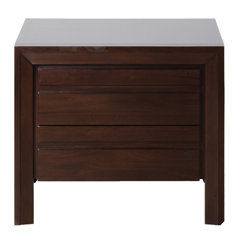 66cm W Solid Wood Bedside Table