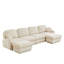Canapé en U en chenille avec repose-pieds mobile et assise profonde-129744369-129744368
