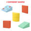 5 pièces de blocs d'escalade en mousse souple pour tout-petits de 1 à 3 ans, ensemble de jeu d'intérieur pour bébé pour ramper, jouet de développement de la motricité sensorielle colorée sécuritaire