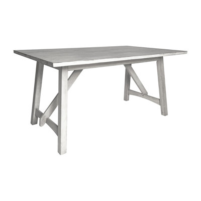 Table de salle à manger de style campagnard en bois massif de qualité commerciale