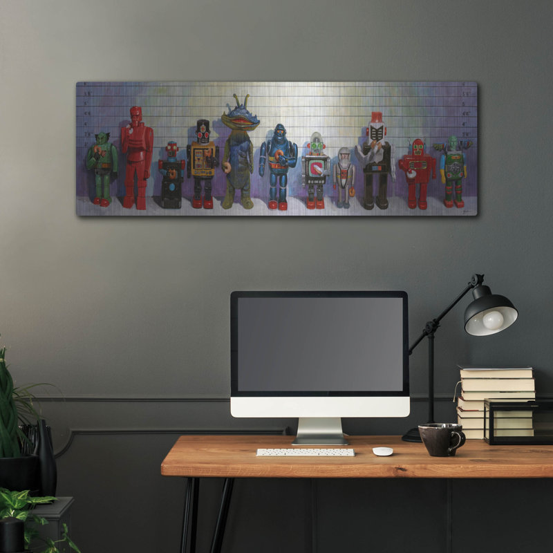 Line-Up' by Eric Joyner, Metal Wall Art, 16" H x 48" W