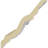 Endurathane Acanthus Leaf with Bead & Barrel Crown Moulding, 8 1/4"H x 8"P x 11 1/2"F x 94 1/2"L, Factory Primed