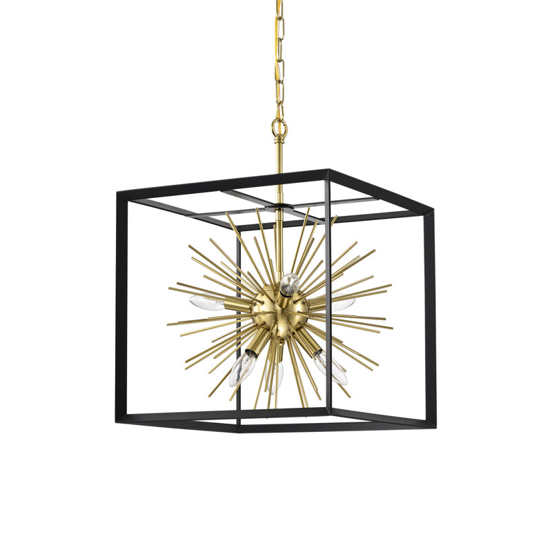 6 - Light Dimmable Sputnik Chandelier