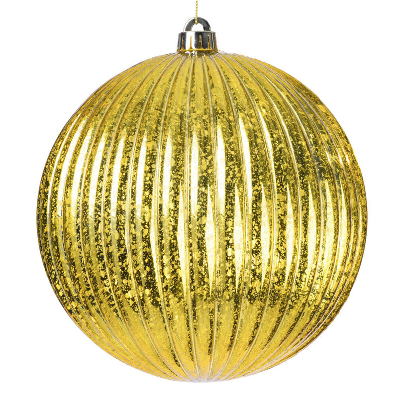 6'' Solid Ball Ornament, Gold