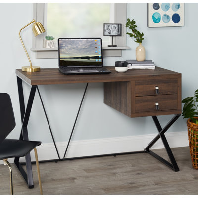 Garlough Steel Computer Desk