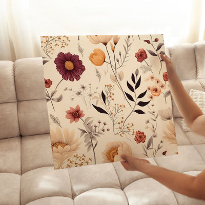 Botanical Wildflower Symphony I Cottage Unframed Art Print
