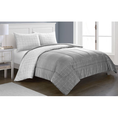 Ensemble d'édredon réversible Ombre Metallic
