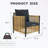 Coeta Faux Wicker Club Chairs