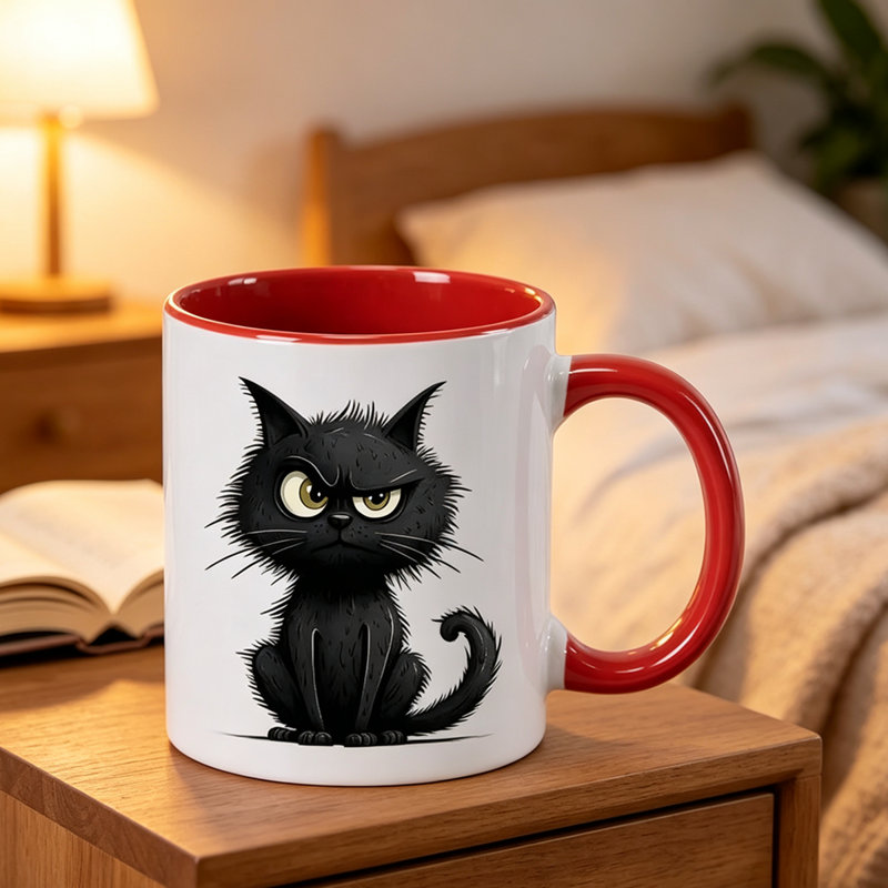 Ceramic Coffee Mug, Red