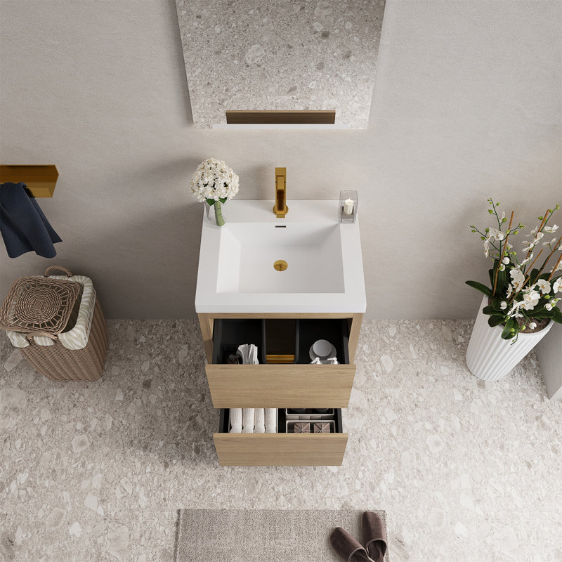 Meuble-lavabo autoportant 24 po avec lavabo 24 po, 24"