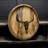 Branding Iron Skull Platter - Natural