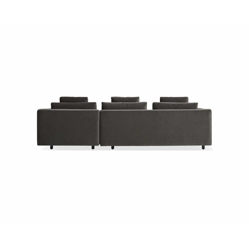 Hands Down Chaise Sectional, Landa Stone, Right Hand Facing