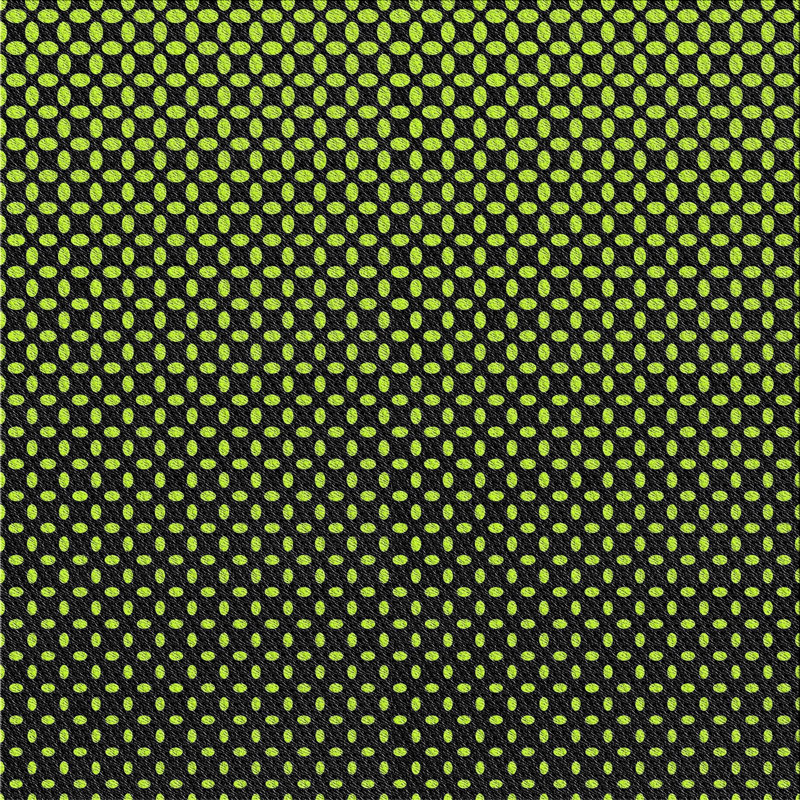Tapis vert / noir à motif géométrique Vauxhall, Carré 3 pi