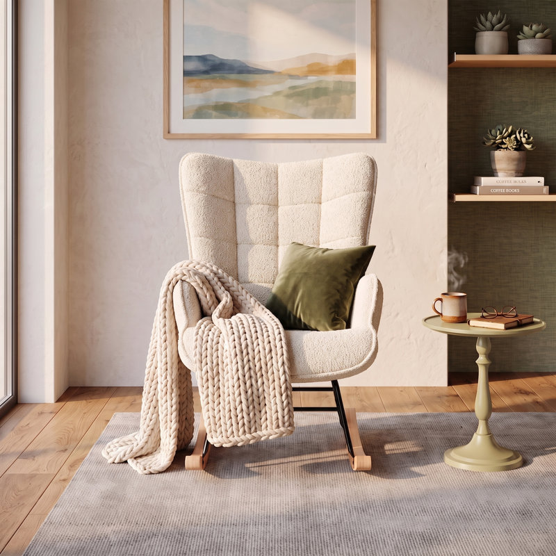Rocking Chair, Beige