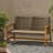 Natural + Grey With Wood Back And Seat Frame For A Relaxing Outdoor Experience-1733226085