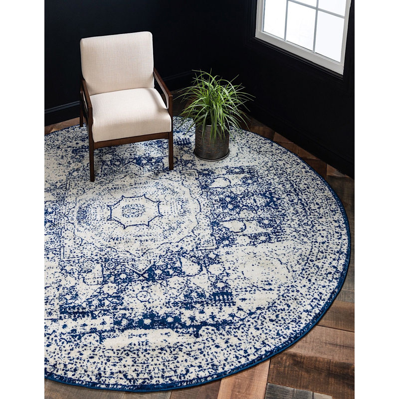 Vienna Oriental Indoor Rug, Round 5'