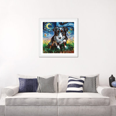 " Australian Shepherd Night " by Aja Trier
