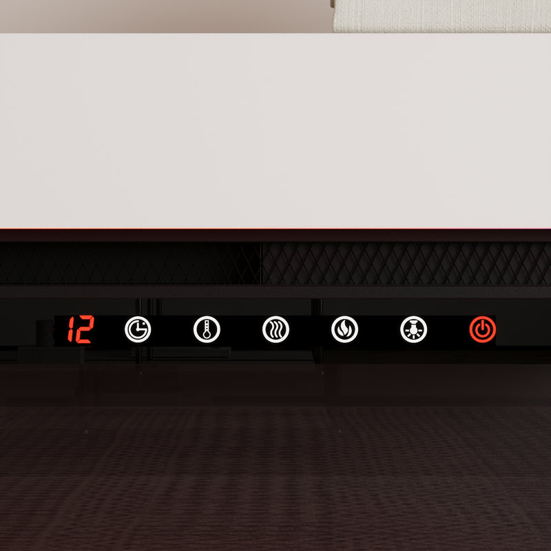 Meuble télé 66,5 po avec foyer électrique