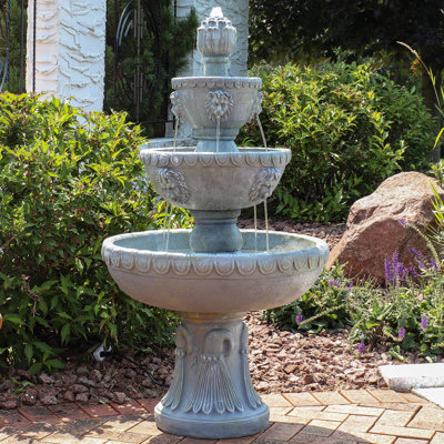 Dunaway Outdoor Weather Resistant Sculptural Fountain