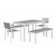 Eveleen Set 32" L Square Plastic/Acrylic Breakroom Table