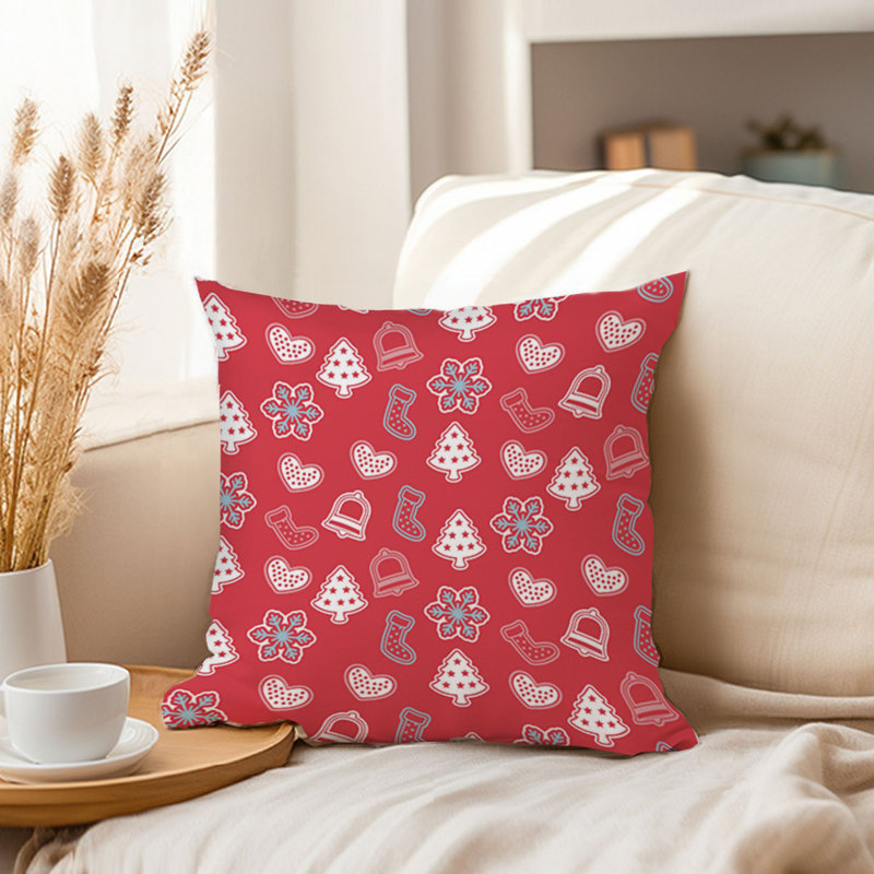 Holiday Christmas Pattern VII Modern, 16"H x 16"W