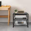 19.7" 3-Tier AV Media Stand Audio-Video Media Rack With Wheels