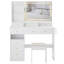 Ensemble de meuble-lavabo de 41 po avec commode gauche et tabouret rembourré-156486257