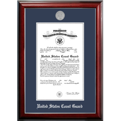 Coast Guard Certificate Classic Picture Frame