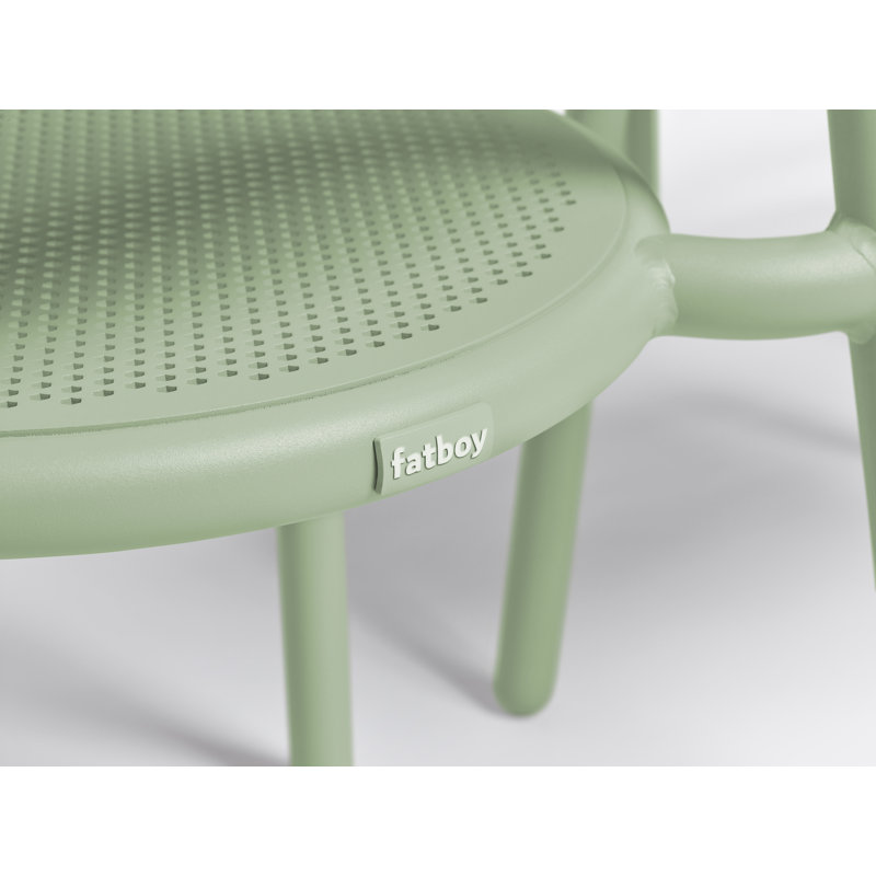 Toní Stacking Patio Dining Armchair, Mist Green