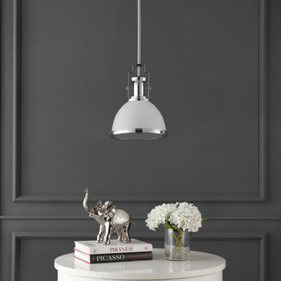 Staub 1-Light Modern Industrial Metal LED Dome Pendant