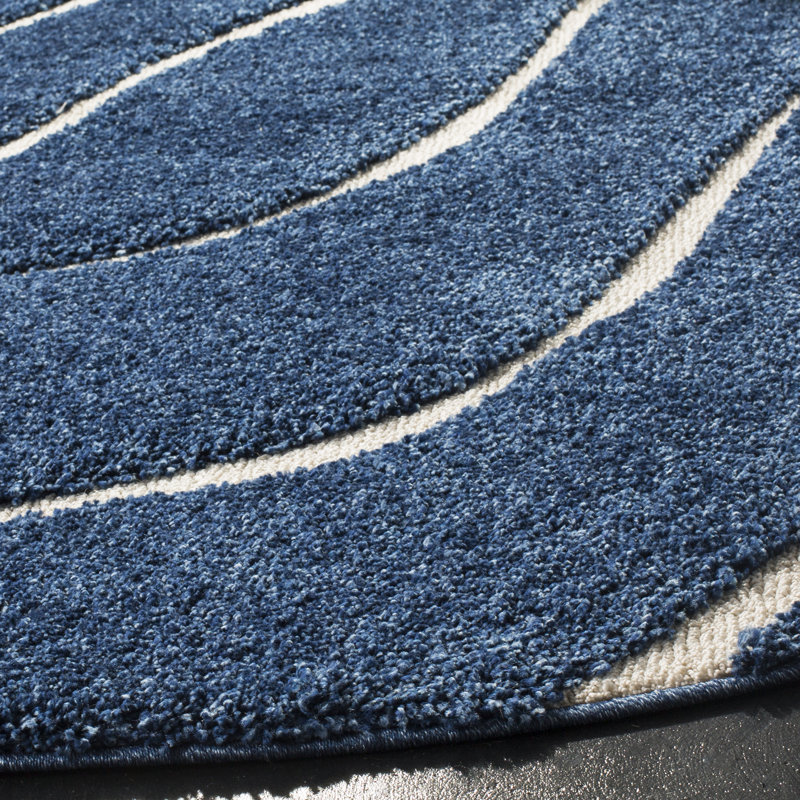 Hibben Abstract Area Rug, Round 122 cm