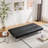 Kanasha Leather Folding Futon Sofa Bed with USB Charging Station Couch Bed Daybed Sleeper Love Seat-2084868117