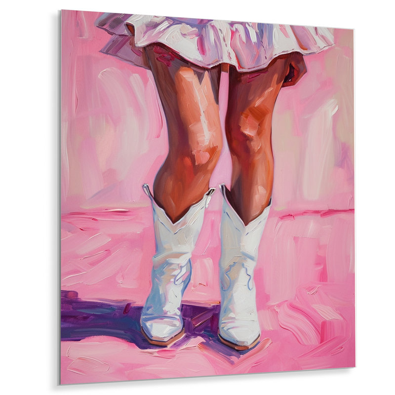 Décoration murale danseuse dans les rues d'Austin - Cowgirls, Métal métal, H 20 po x l 12 po x P 1 po
