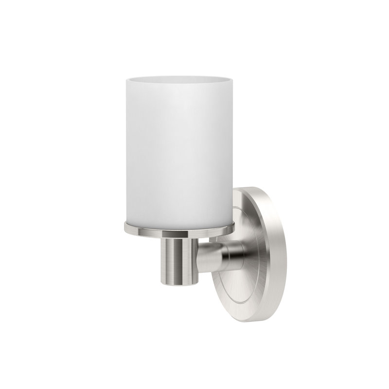 Applique murale à bras 1 lumière Latitude II, Nickel satiné