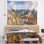 Paysage, montagnes avec soleil à la tapisserie de la vallée de Vratna-28487988