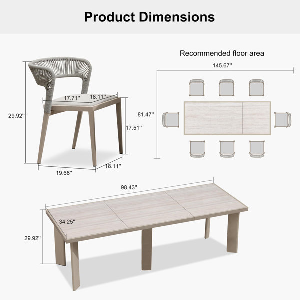 Dimensions du produit