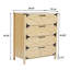 Commode 4 tiroirs, commode de rangement Farmhouse