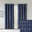 Raina Geometric Total Blackout Grommet Single Curtain Panel-36589988-44767577