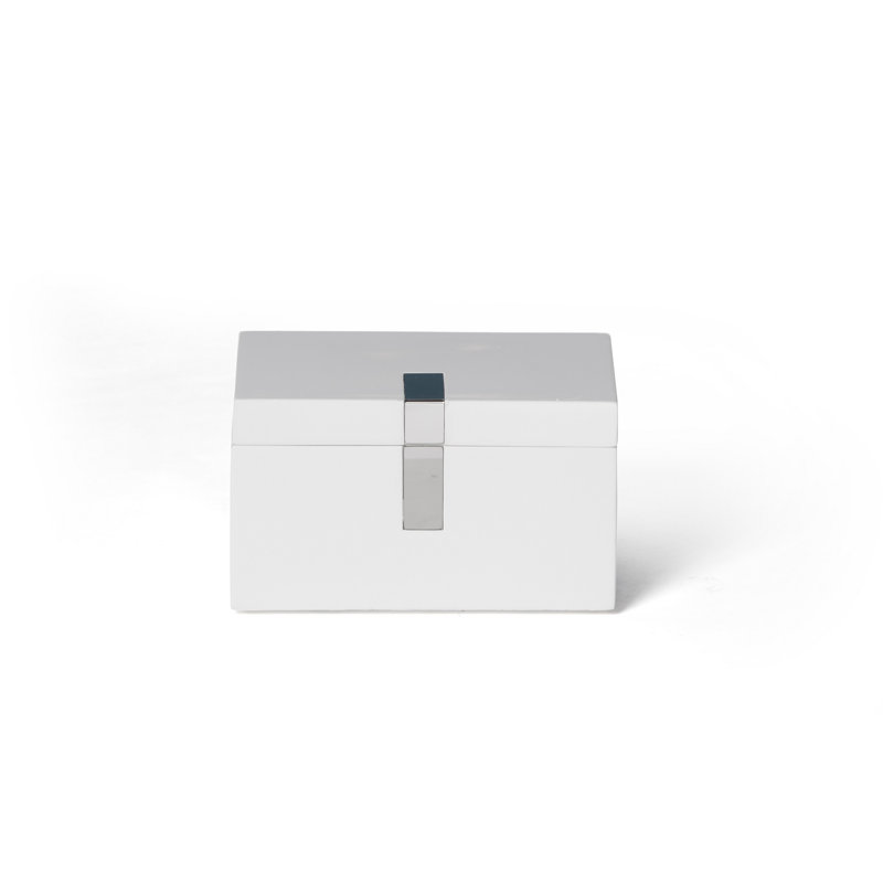 Contenant de rangement pour salle de bain Houston Street, Blanc