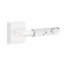 Select Round Privacy (Bed & Bath) Door Lever with Square Rosette-1697236058-1697236040