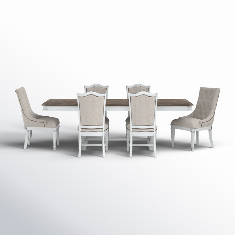 Exmouth 6 Person Extendable Dining Set w/ 20" Leaf