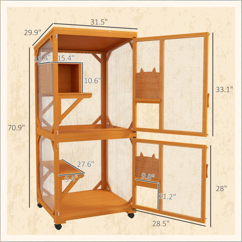 Maison pour animaux de compagnie, grande maison d'extérieur pour chat