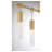 Downend 5-Light Linear Chandelier in Warm Brass