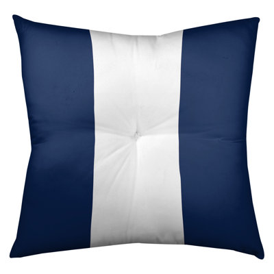 Striped Reversible Throw Pillow