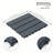 44 Pack 12X12 Square Waterproof Outdoor Deck Tiles - Interlocking, All-Weather, Slip-Resistant, Easy-Assembly Patio Decking For Poolside, Balcony, Backyard-112015471