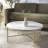 Markley Forged Metal Round Coffee Table