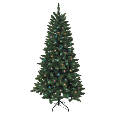 Pre-lit 72' Lighted Pine Christmas Tree