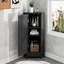Armoire de salle de bain d'angle avec tablette réglable-2101028594