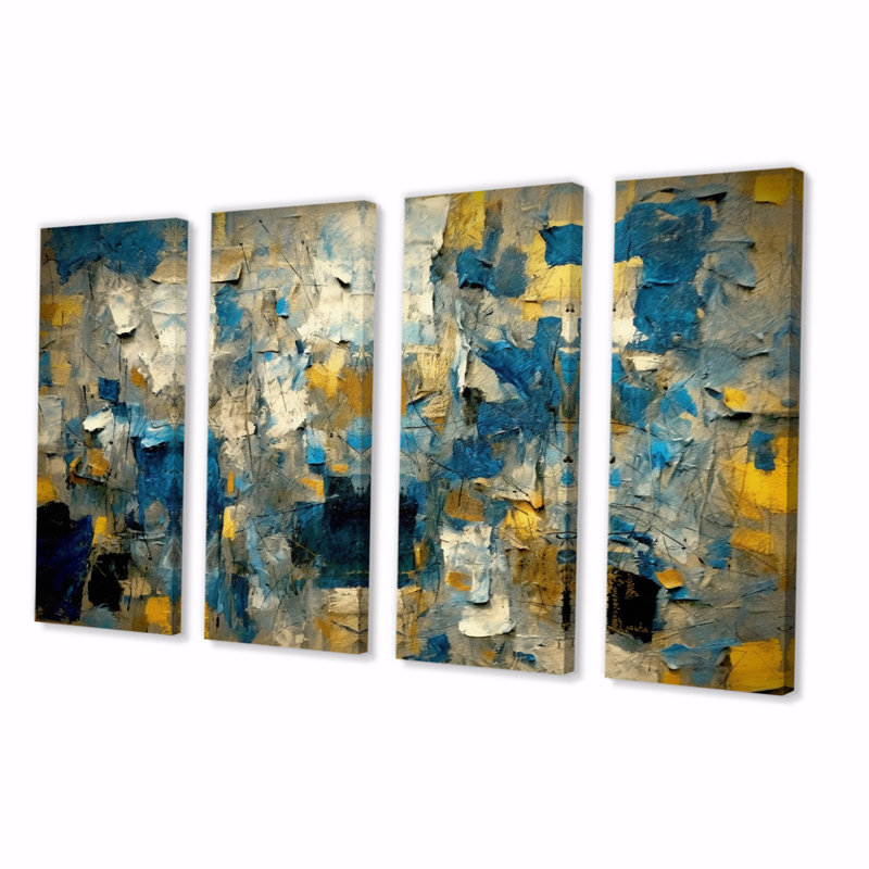  On Canvas 4 Pieces Set