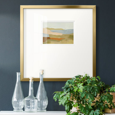 «Stacked Landscape Ivpremium», reproduction encadrée